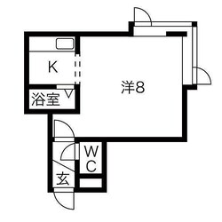 フラッツ幌南の物件間取画像